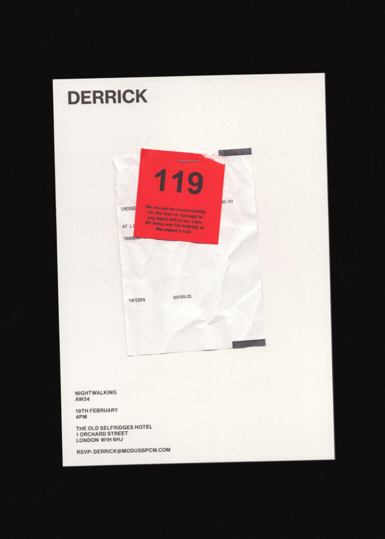 DERRICK AW24 Invite