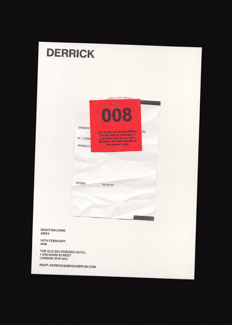 DERRICK AW24 Invite