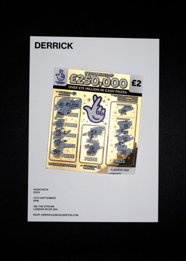 DERRICK SS25 Invite